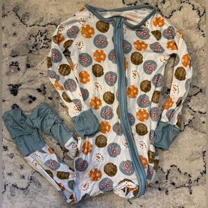 Bamboo zippy- TLOS/ *3T/ Xmas/ EUC